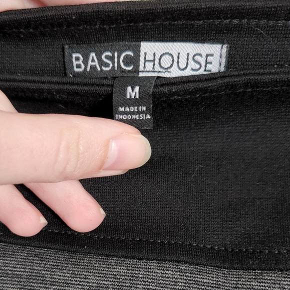 Basic House Striped Bodycon Bandage Mini Skirt - Picture 2 of 5